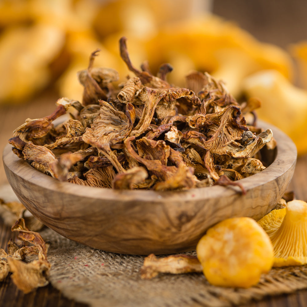 Girolle jaune (récolte sauvage) - Séchée - Qualité A