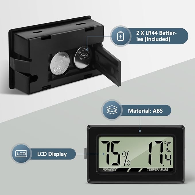 Hygrometer met thermometer