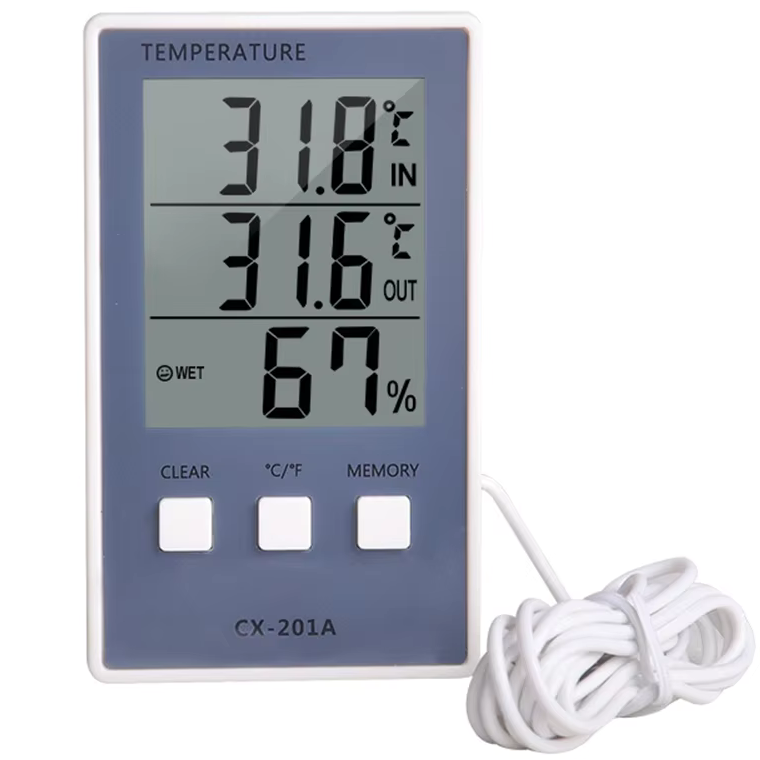 Hygrometer met thermometer